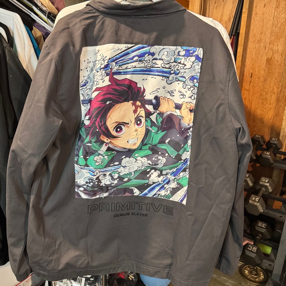 Primitive x Demon Slayer utility jacket NWT size XL